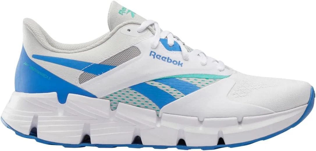 Кроссовки Reebok унисекс Zig Dynamica 5, 2-White Kinetic Blue Grey 1