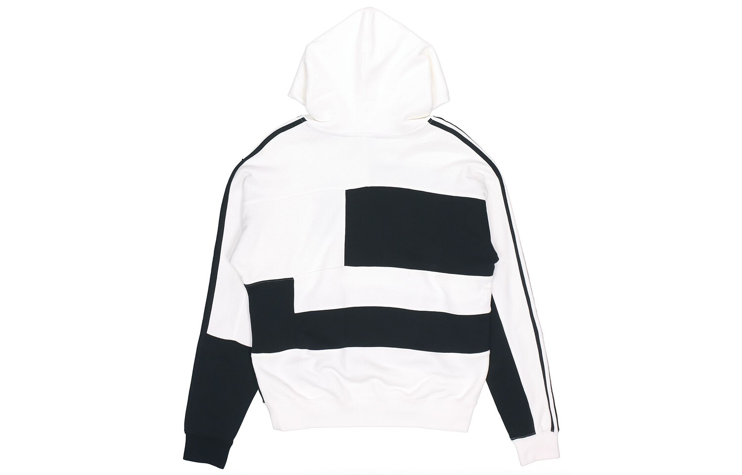 Толстовка ASYMM BLOCK мужская черно-белая Adidas Originals, черно-белый — фото 2
