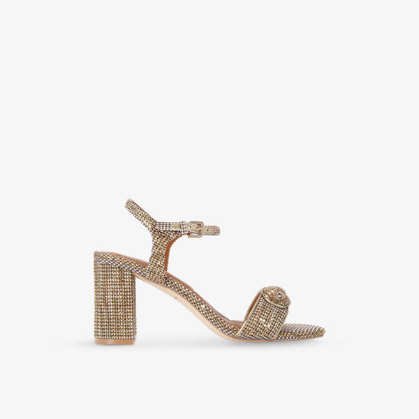 Босоножки Kurt Geiger London в клетку, бежевый
