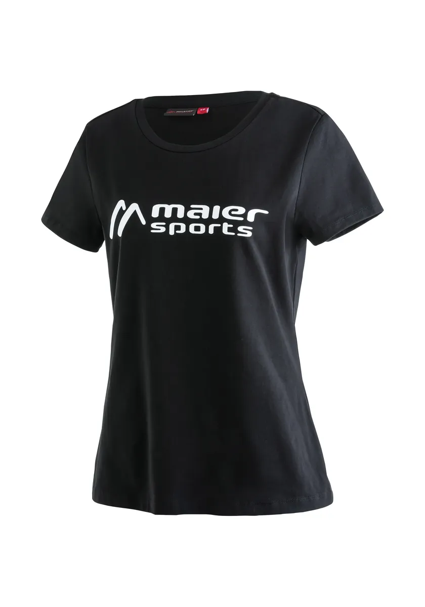 

Функциональная рубашка Maier Sports "MS Tee W", универсальная рубашка с круглым вырезом из эластичного материала, черный