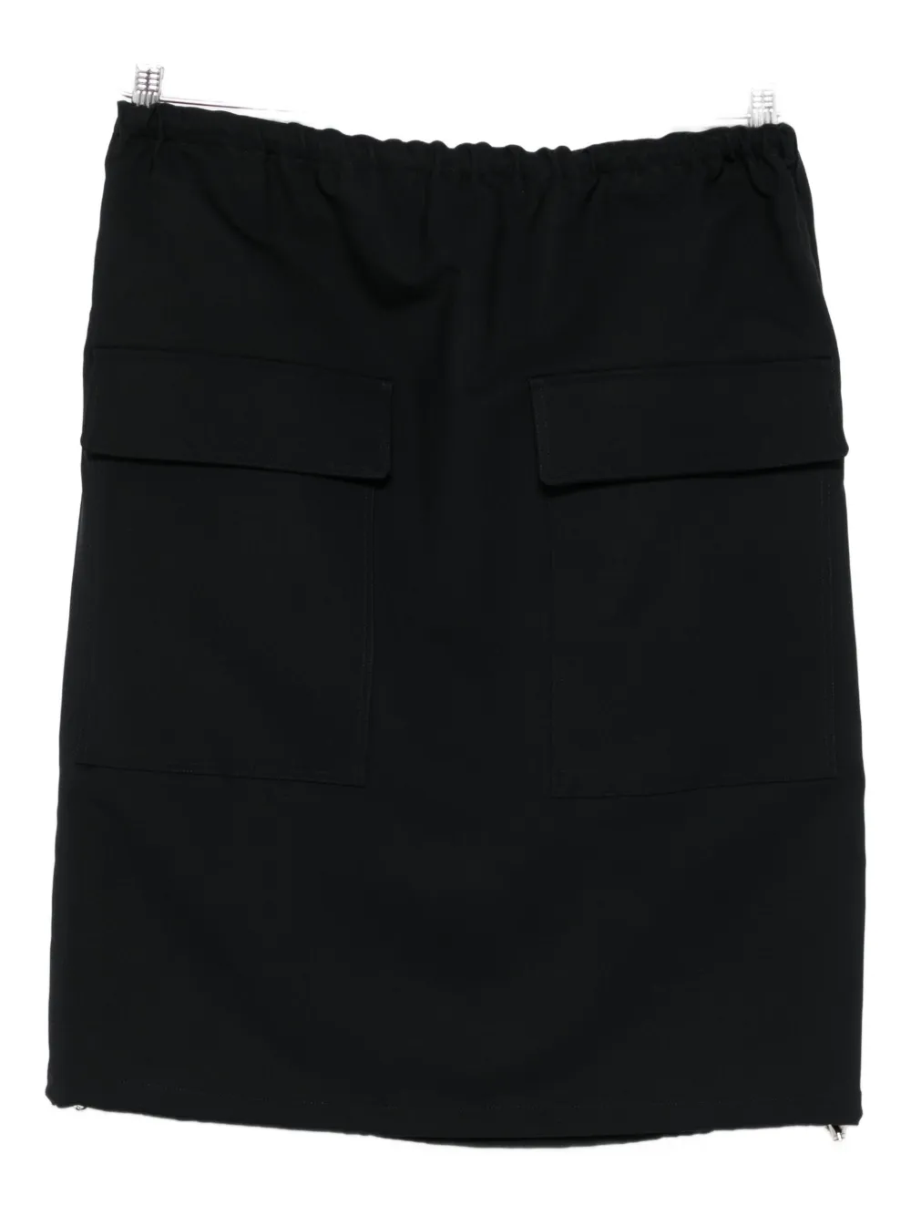 

Юбка прямого кроя с эластичным поясом Plan C, черный