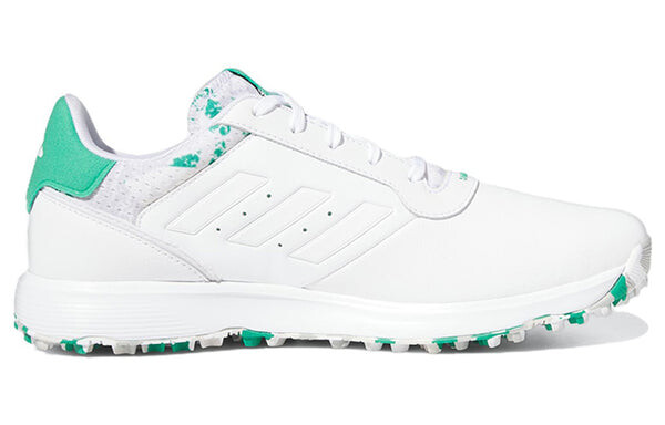 Кроссовки adidas S2G SL Leather 23 Golf 'White Court Green', белый — фото 2