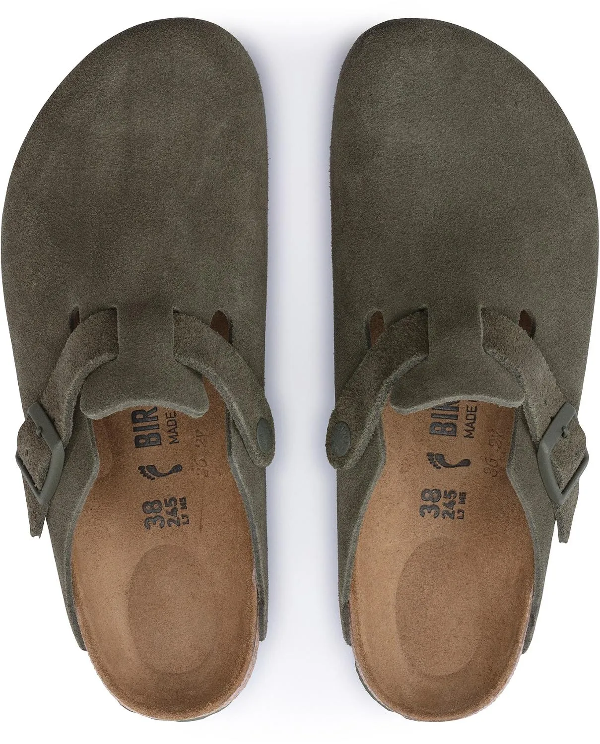 Бостонские клоги для женщин Birkenstock, Thyme Suede — фото 2