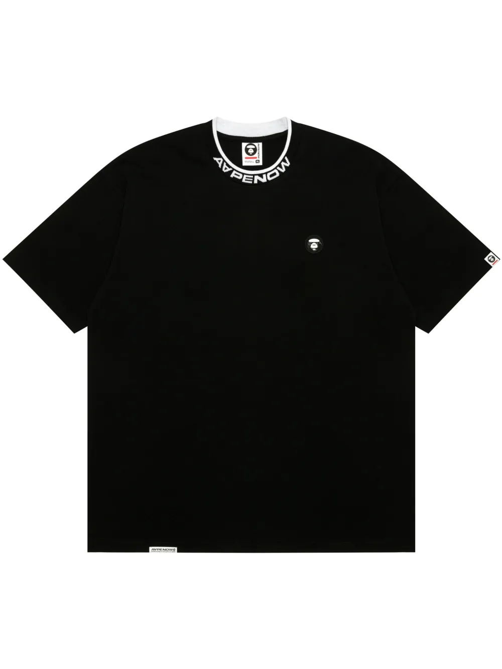 

Футболка с короткими рукавами AAPE BY *A BATHING APE, черный