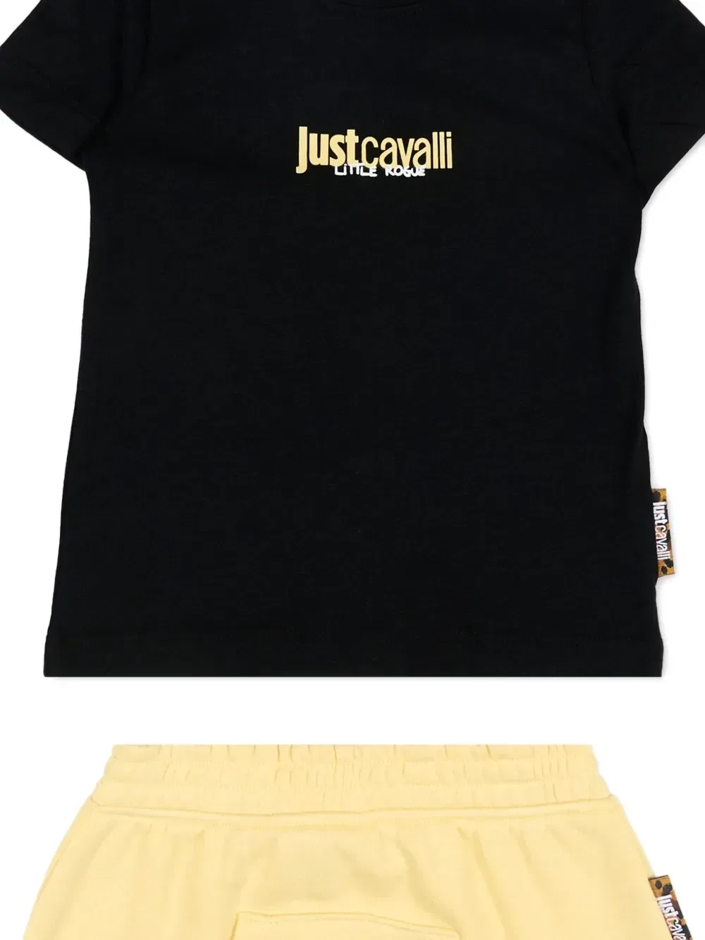 Комплект из топа и юбки с логотипом Just Cavalli Kids, черный — фото 3