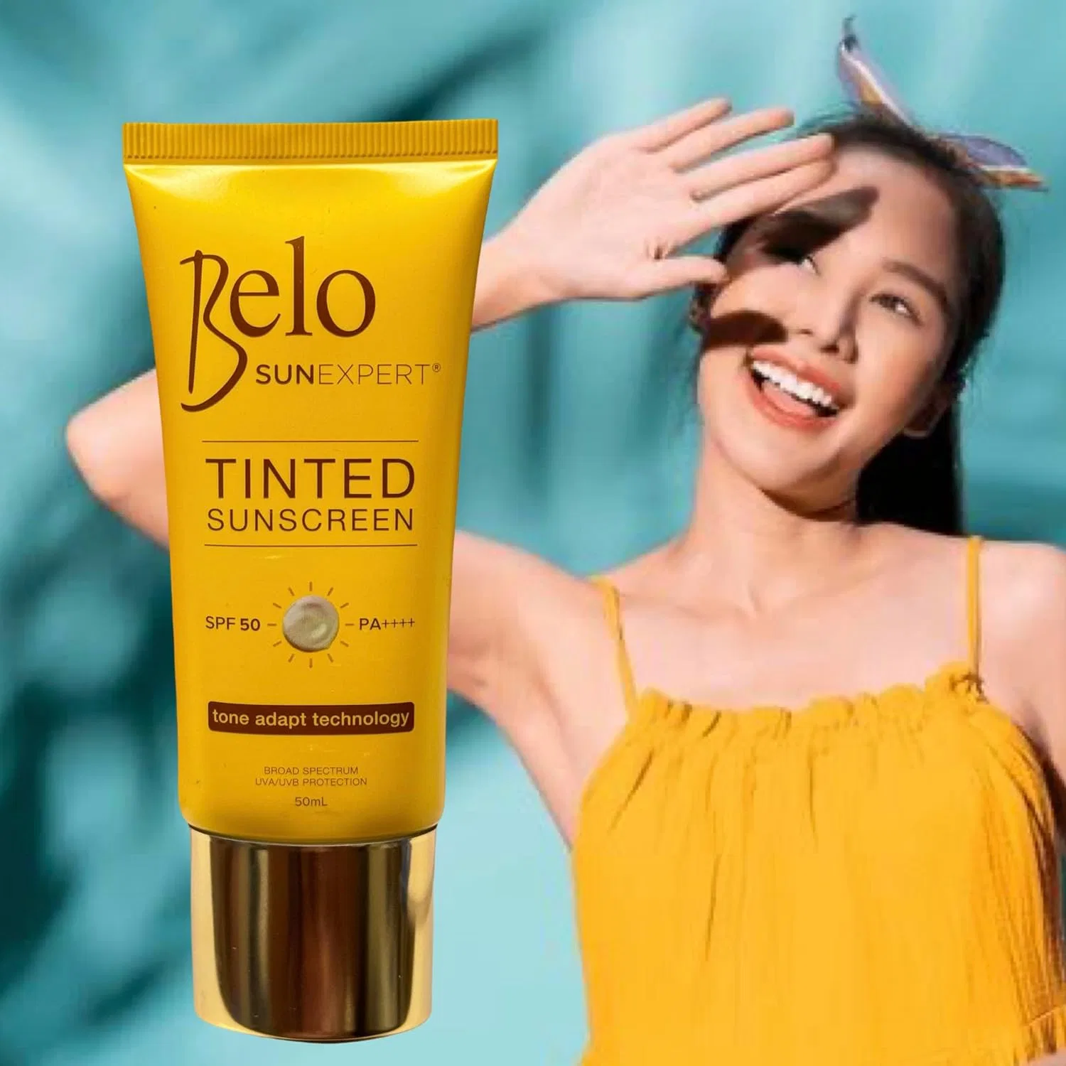 Тонированный солнцезащитный крем BELO SPF50 PA++++ 50 мл — фото 3