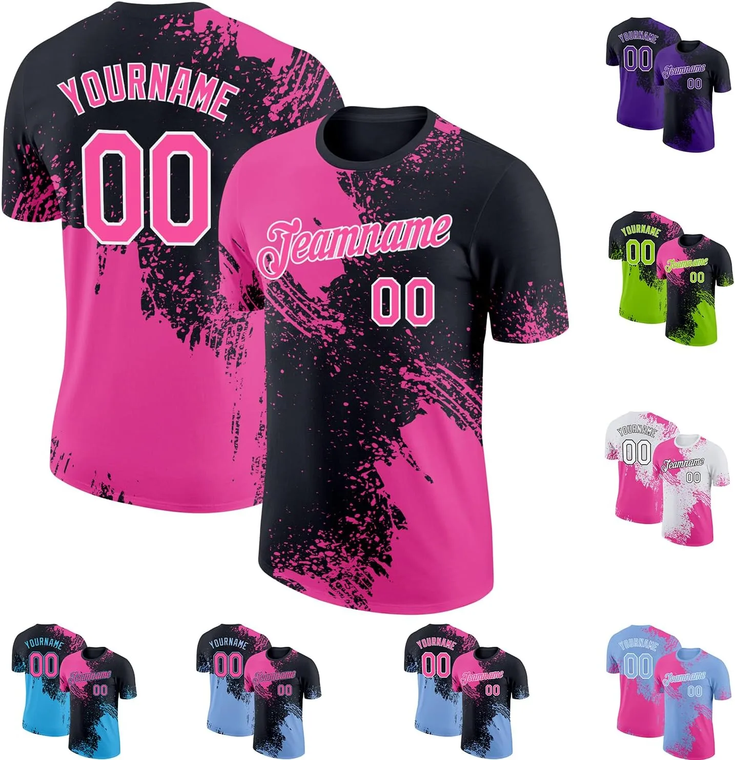 

Футболка Baseball Team с принтом YUNXIKEYU