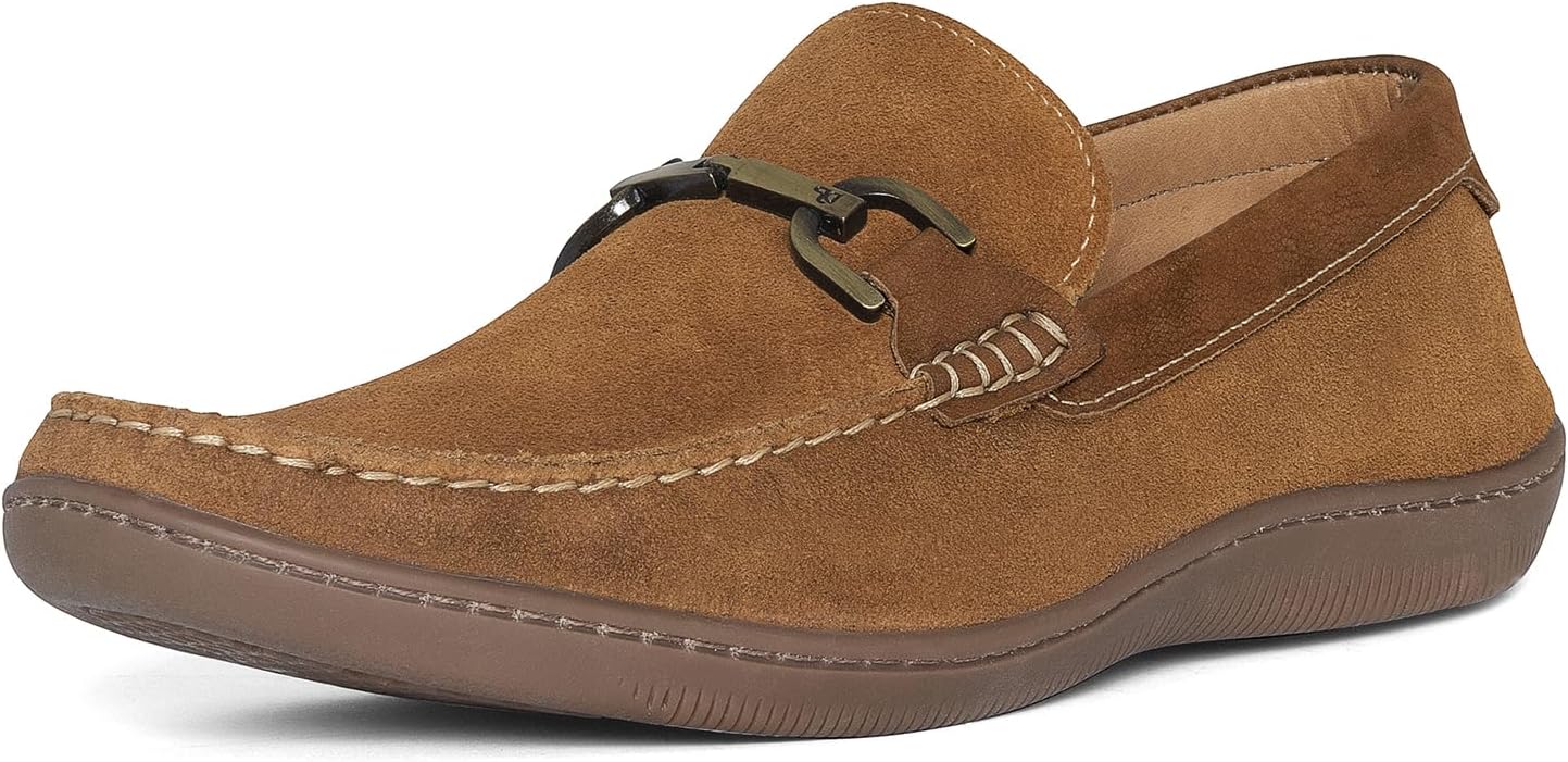 

Мужские лоферы Donald Pliner London Slip-On - каблук 3 см, классические туфли для мужчин, стелька с эффектом памяти, мужские туфли, удобные классические туфли Donald J Pliner, Saddle - Suede