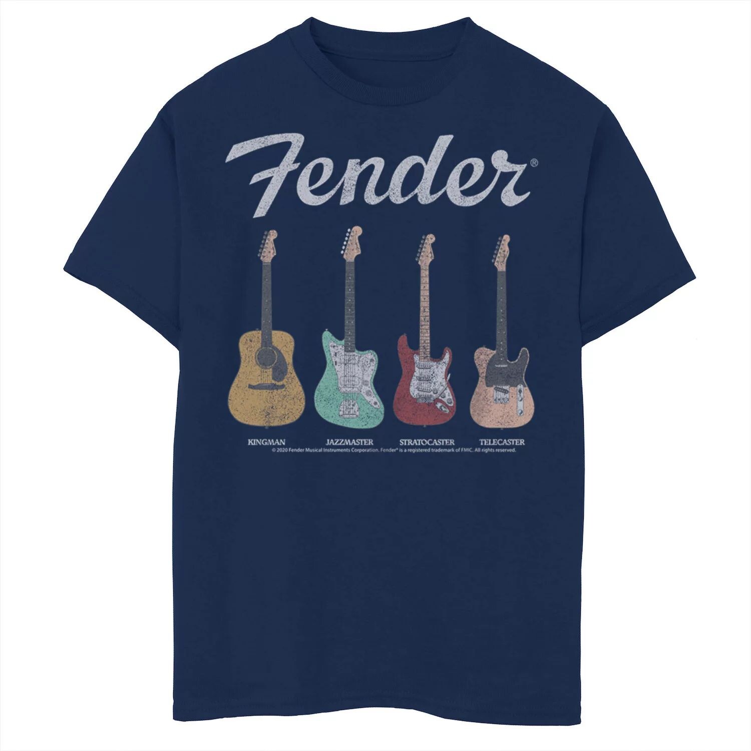 

Футболка с плакатом Fender Guitars для мальчиков 8–20 лет Licensed Character