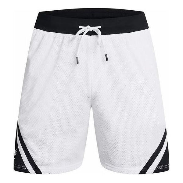 

Шорты curry mesh shorts 'white black' Under Armour, белый