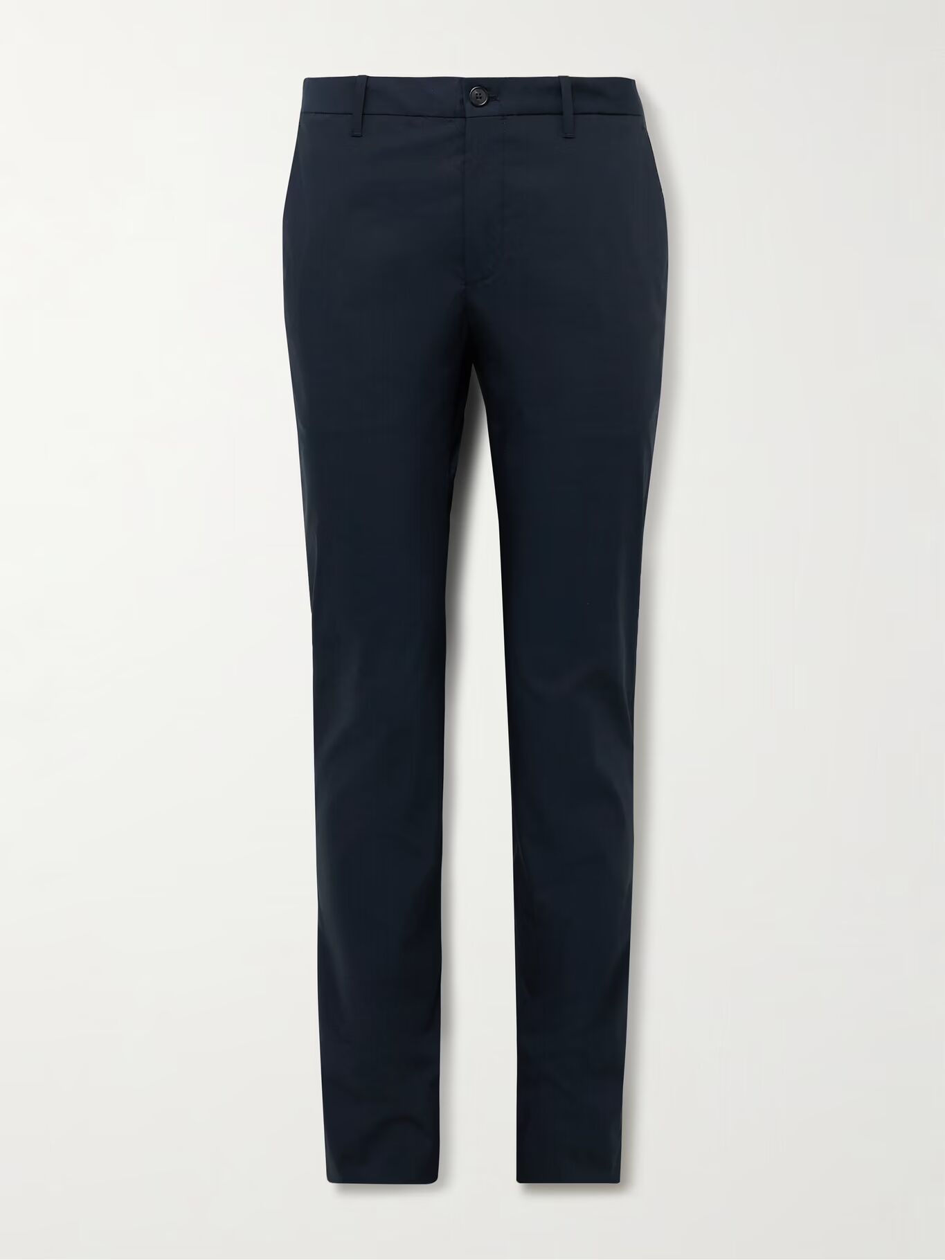 

Узкие брюки TeknoSartorial из хлопчатобумажной смеси с поплином INCOTEX, темно-синий