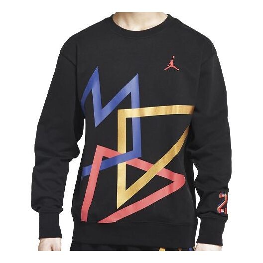 

Толстовка Men's Air Jordan Sport DNA Knit Round Neck Black, черный