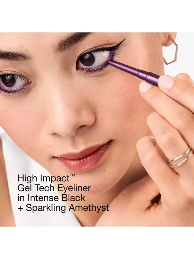 Гелевая подводка для глаз High Impact Clinique, Sparkling Amethyst — фото 3