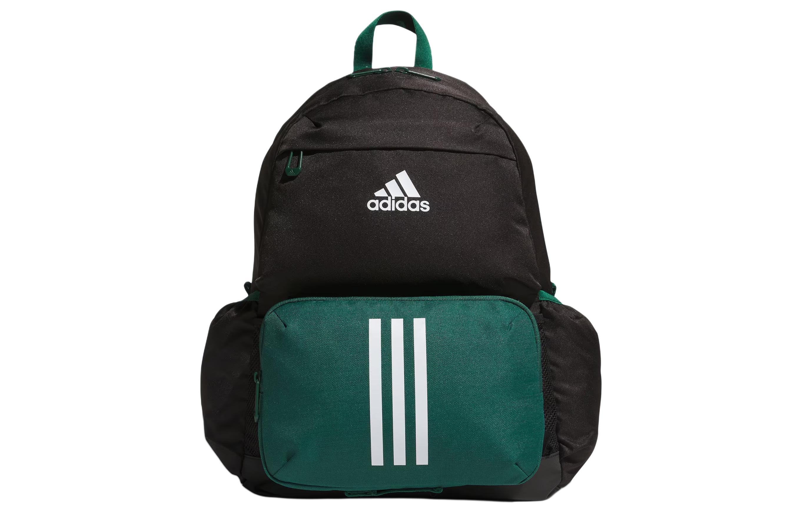 

Рюкзак из полиэстера обычный мужской черный и лесной зеленый Adidas