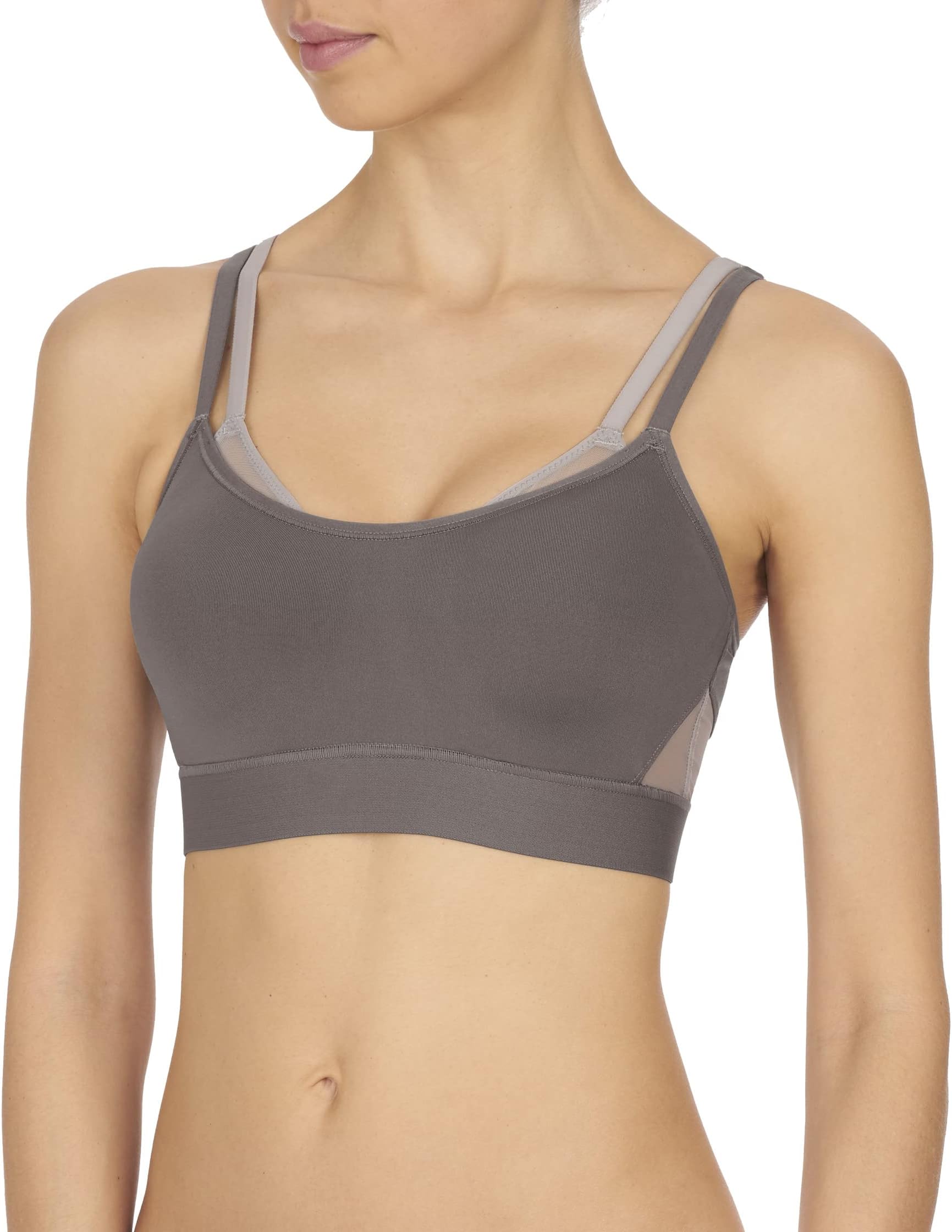 

Женский спортивный бюстгальтер Gravity Contour на косточках Natori, Grey/Lead
