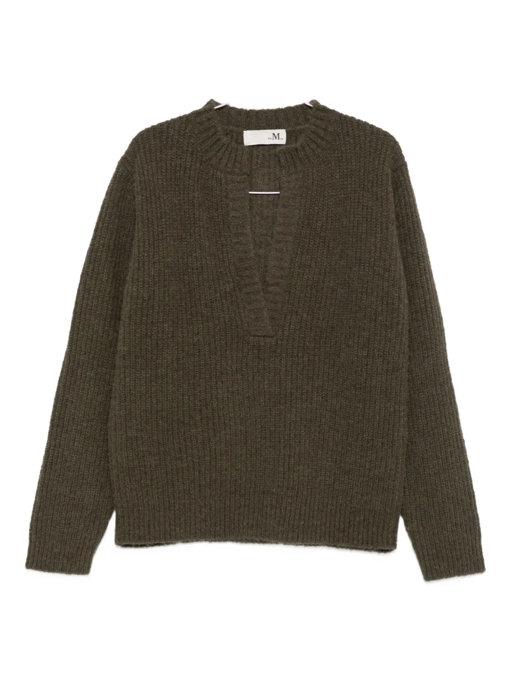 

Свитер с V-образным вырезом The M, зеленый