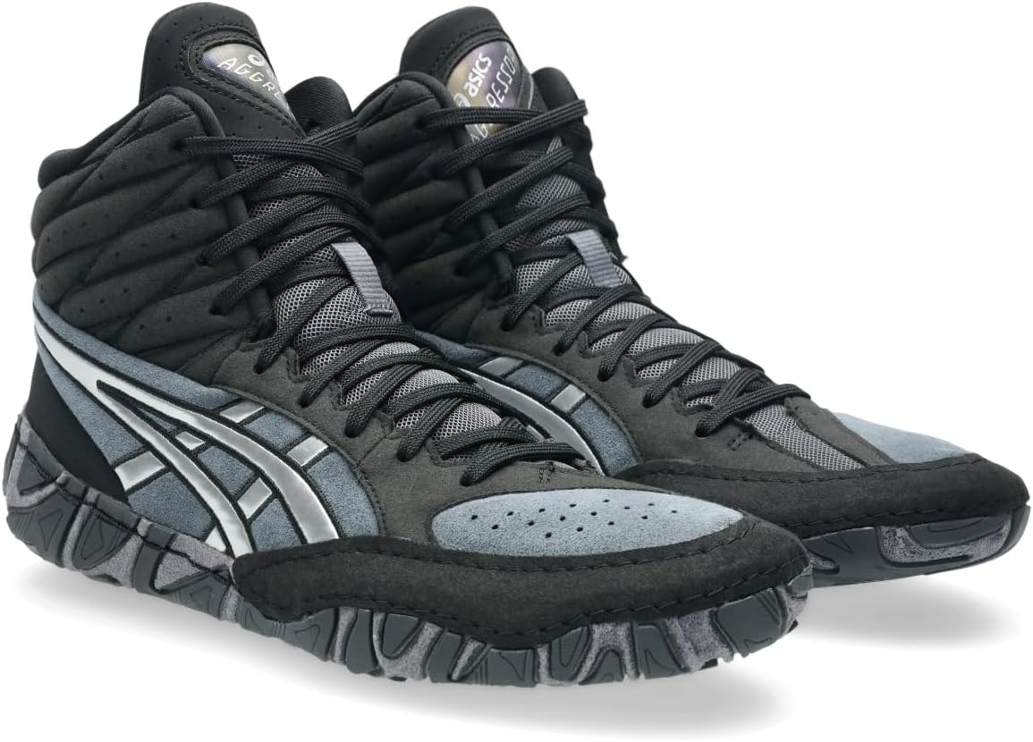 Мужские борцовские кроссовки ASICS Aggressor 6, черный — фото 2