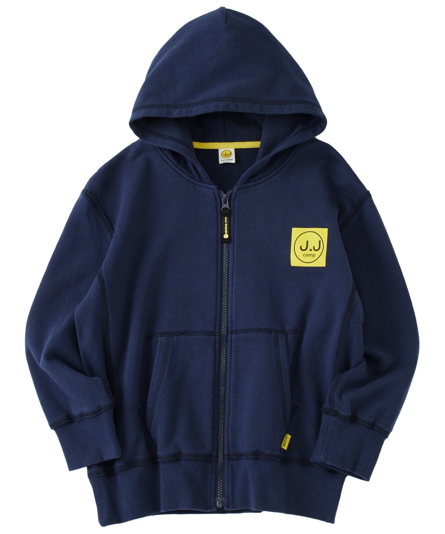 Детская толстовка JJ CAMP/(K), 100% хлопок, свободный крой, на молнии, JJ CAMP J.J Camp, YOZORA