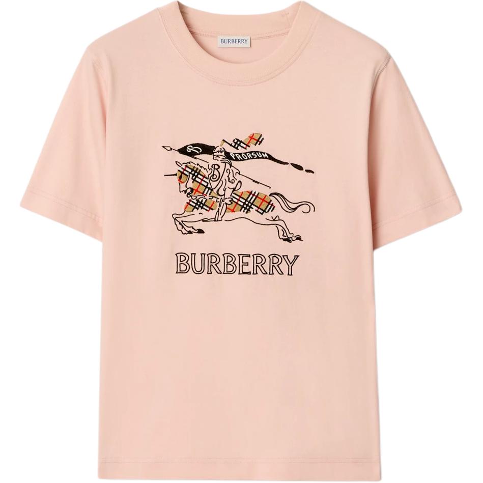 

Футболка с дизайном рыцаря-всадника Burberry, bouquet розовый