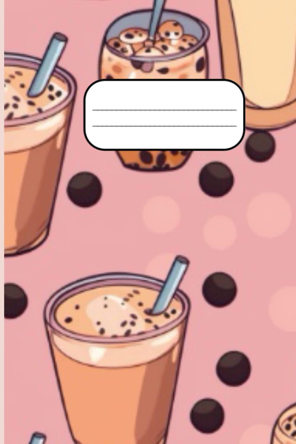 

Kawaii Notizbuch, Notizbuch, Notizblock, süß: Kawaii-Katzen im japanischen Stil, Boba Tea, lustig: 108 Seiten (German Edition) (Independently published)