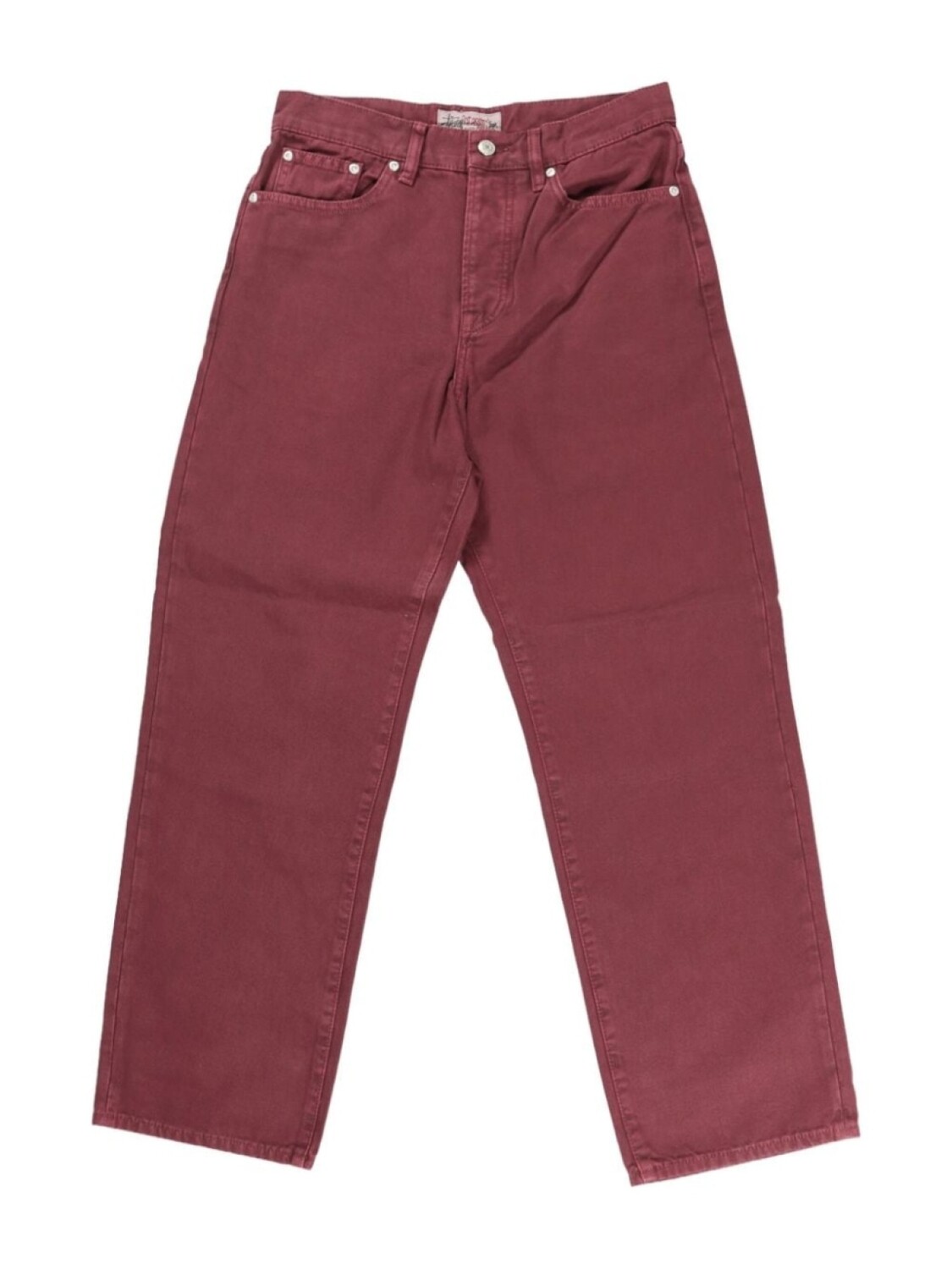 

Stüssy джинсы из хлопка с вышитыми деталями, красный