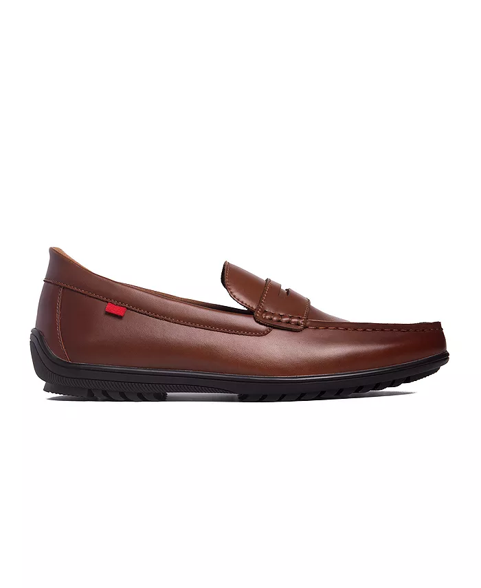 Мужские пенни лоферы John Street с технологией Hands-Free Slip On Marc Joseph New York, коричневый — фото 3