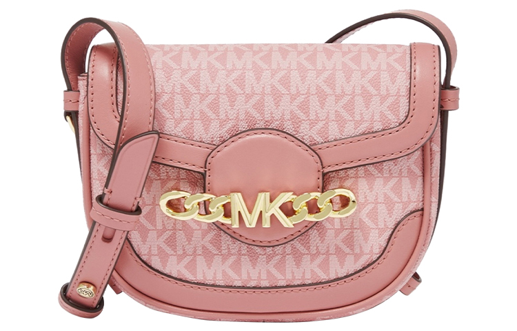 

MICHAEL KORS Холли Кожаная Сумка Кроссбодл Ультрамаленькая Женская Розово-розовая