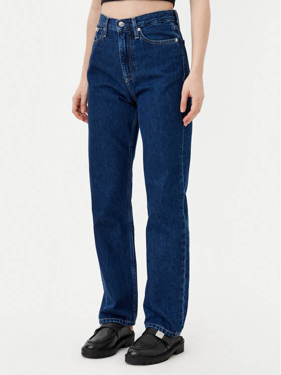 

Джинсы прямого кроя J20J224504 Calvin Klein Jeans, синий