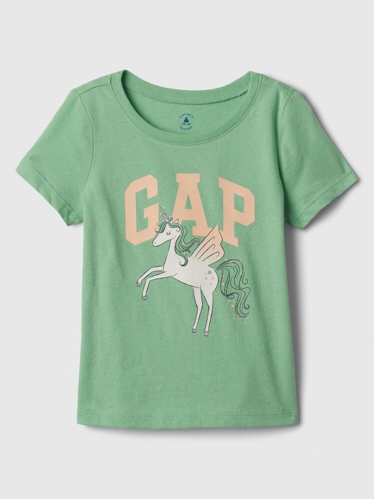 

Футболка с логотипом Gap, зеленый