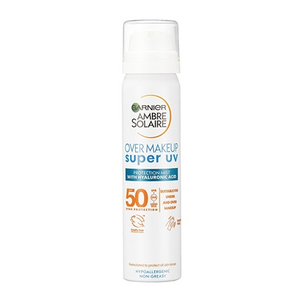 

Защитный спрей для лица Spf 50 Ambre Solaire Super Uv - 75 мл Garnier