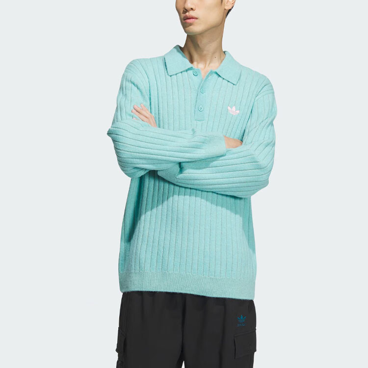 Свитер ко Дню святого Валентина унисекс мятно-зеленый Adidas Originals, мятно-зеленый — фото 3
