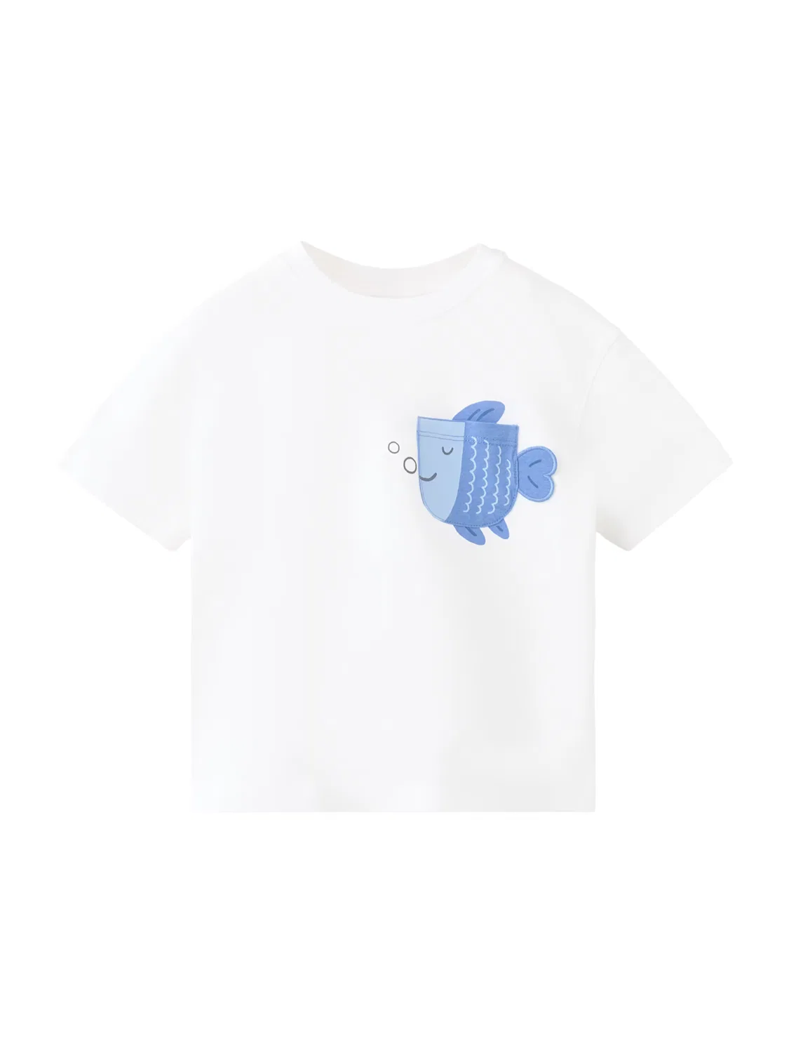 Футболка 'M2FISH' Mango Kids, White
