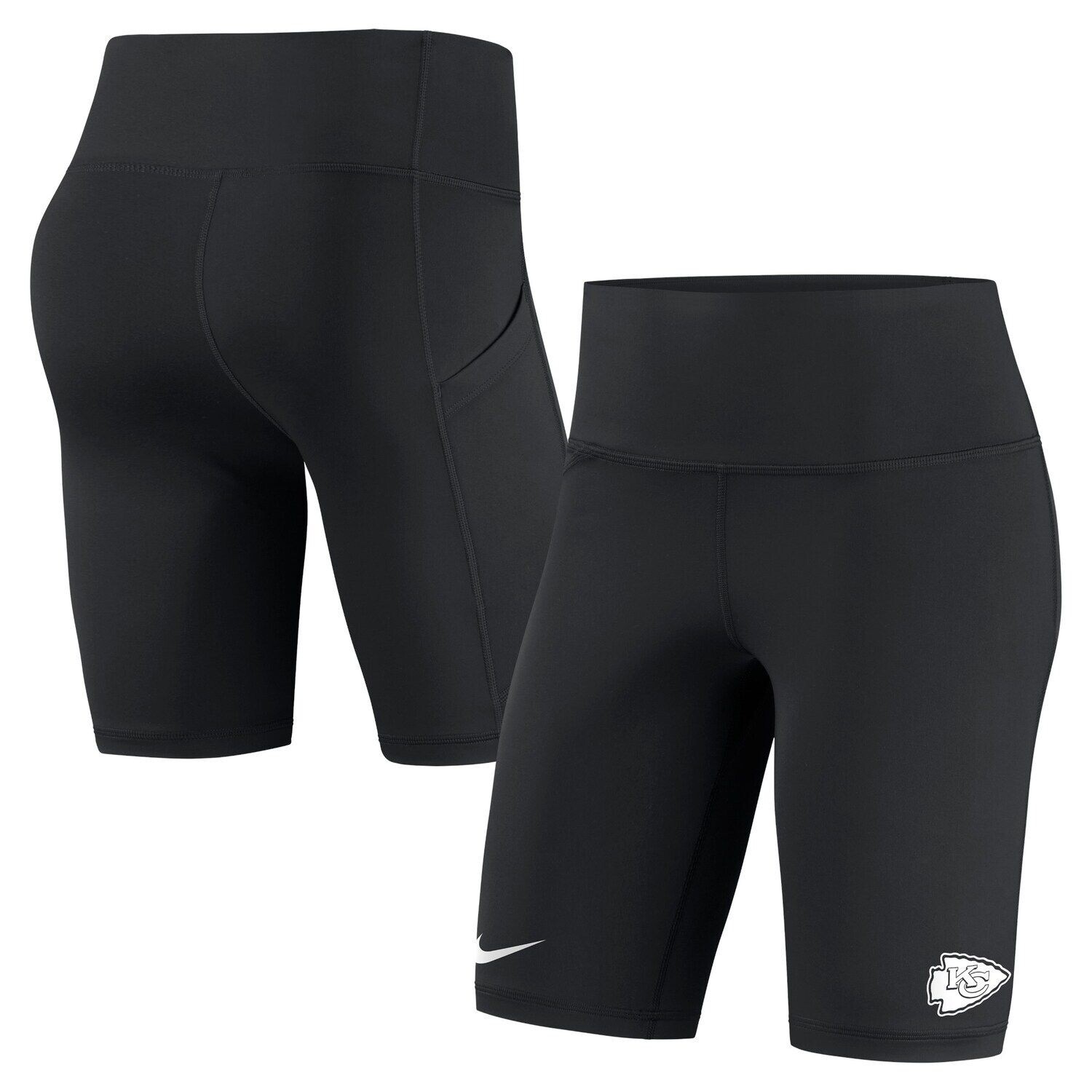 

Женские черные байкерские шорты Nike Kansas City Chiefs Nike