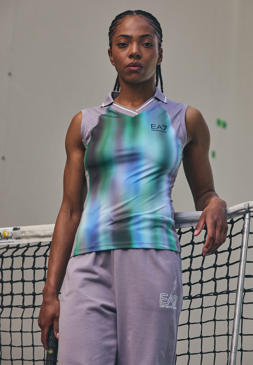 

Топ TENNIS PRO FREESTYLE TANK EA7 Emporio Armani, мультиколор