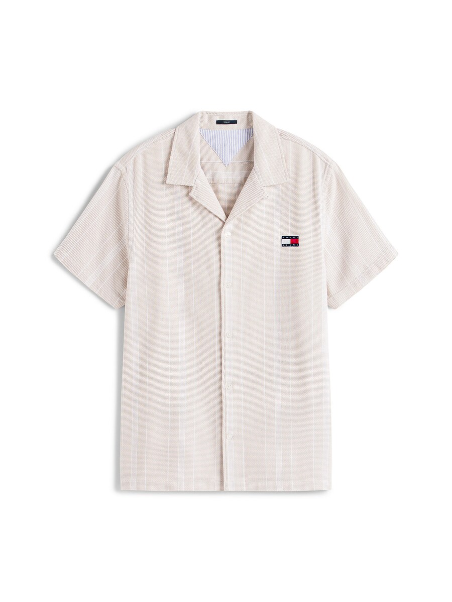 

Рубашка на пуговицах классического кроя Tommy Jeans, бежевый