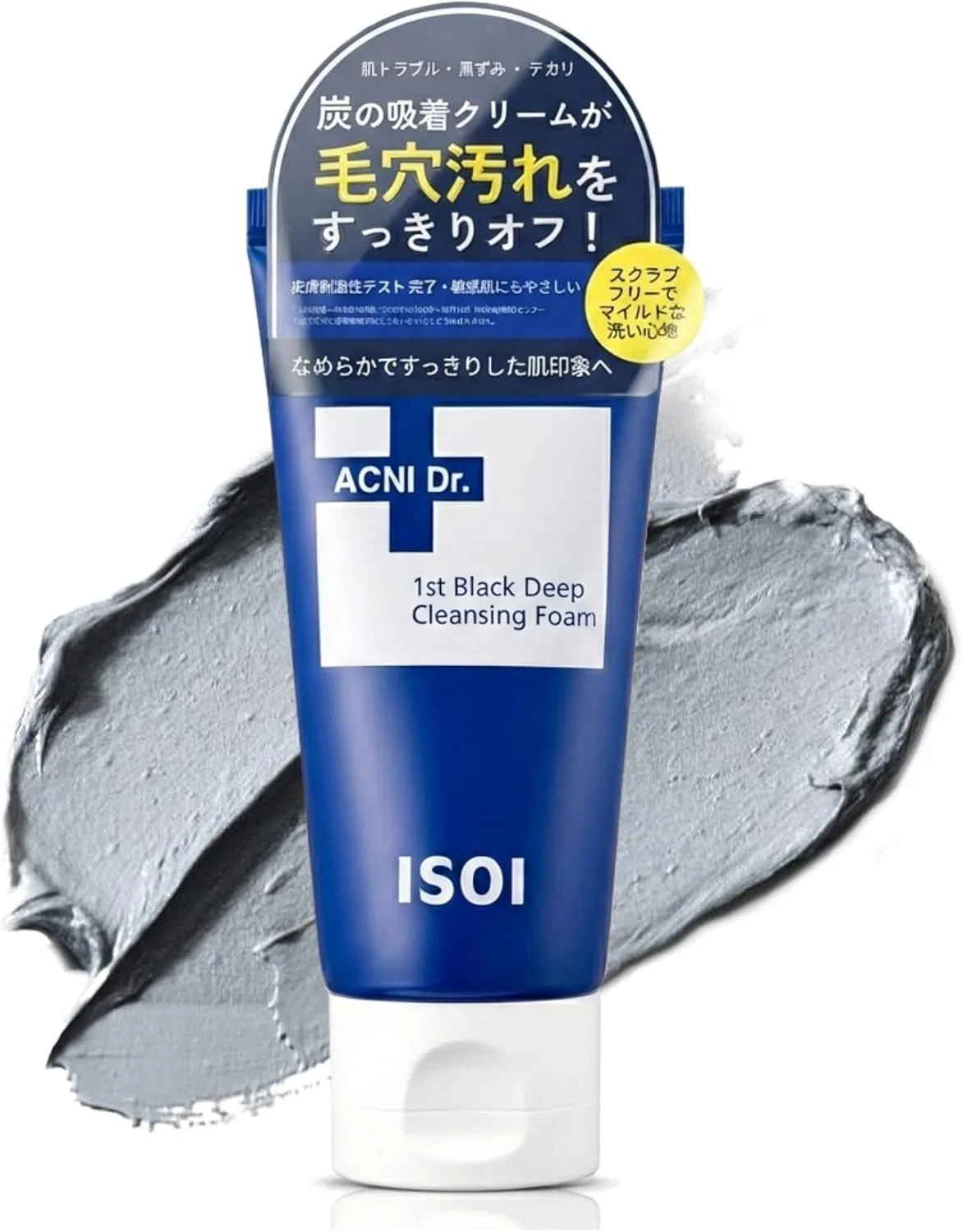 Пенка для умывания Isoi — Гель- Deep Cleansing Foam с углем, 75 мл