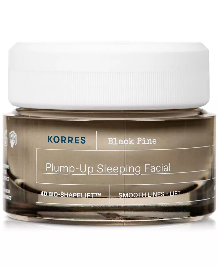 

Средство для ухода за лицом для сна Black Pine Plump-Up, 1,3 унции Korres