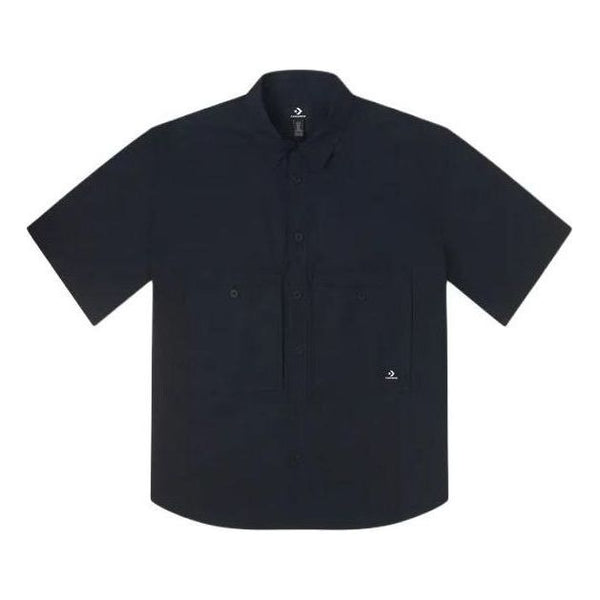

Рубашка wordmark utility shirt 'black' Converse, черный