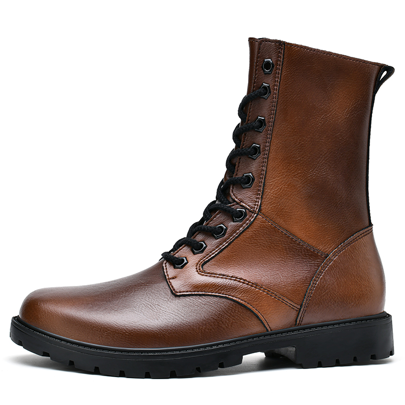 

Bull Thunder Высокие ботинки Martin унисекс коричневые утепленные, цвет Brown Insulated Shoes