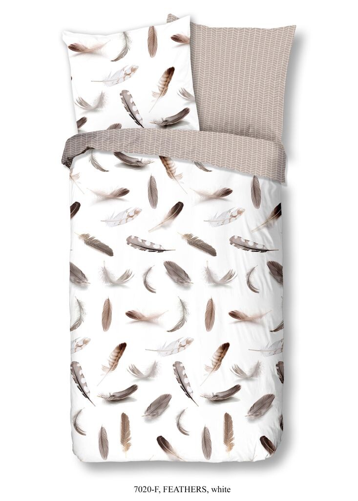 

Постельное белье Good Morning с перьями - 135х200 см - фланель/бобр Muller Textil