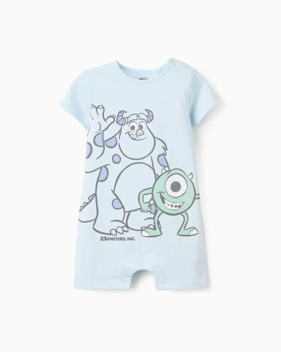 

Пижама для мальчика 100% хлопок, с мотивом Монстров Zippy, светло-голубой