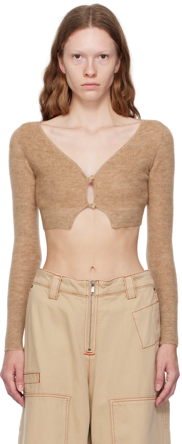 

Коричневый Кардиган Le Papier 'Le Cardigan Alzou' JACQUEMUS