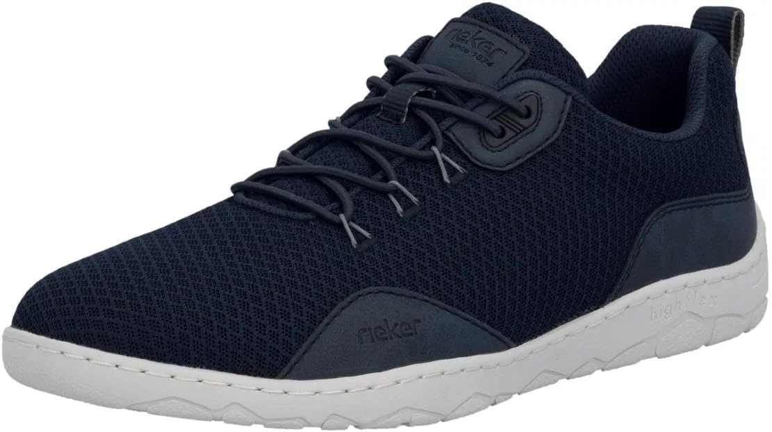 Мужские туфли Rieker 08350 на шнуровке, Blue