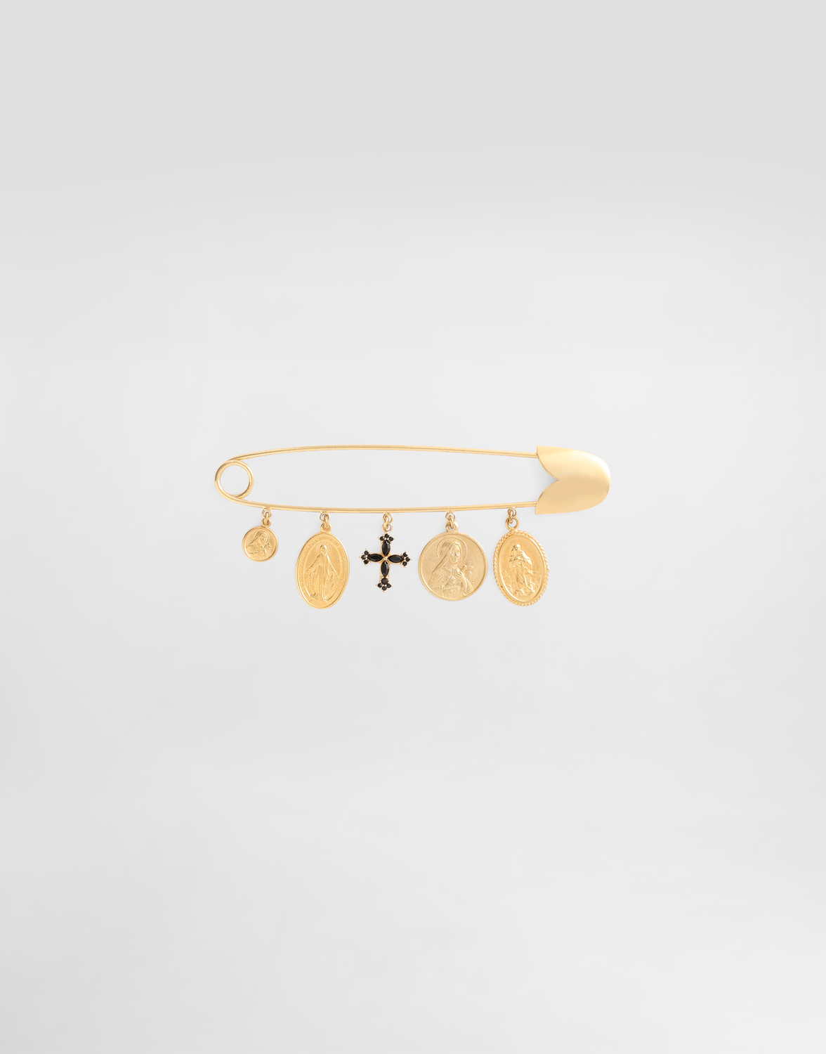 

Булавка с крестом и медалями Dolce&Gabbana, золотой