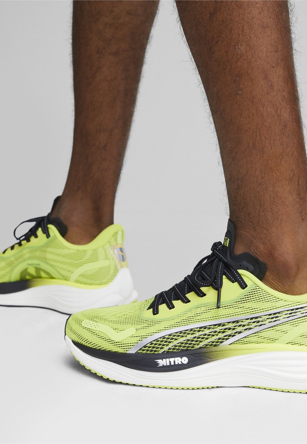 

Низкие кроссовки Velocity Nitro Puma, цвет lime pow black silver