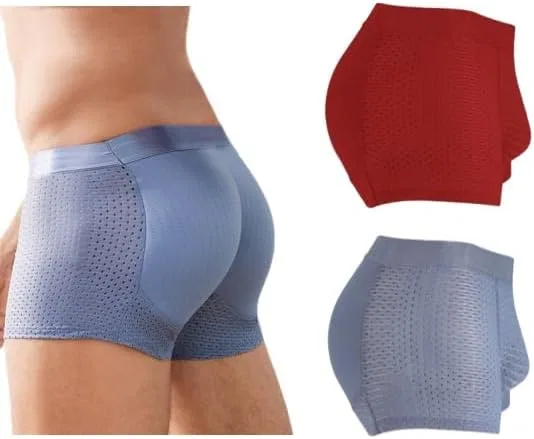 Трусы боксеры с эффектом подтяжки ягодиц, C-2pcs