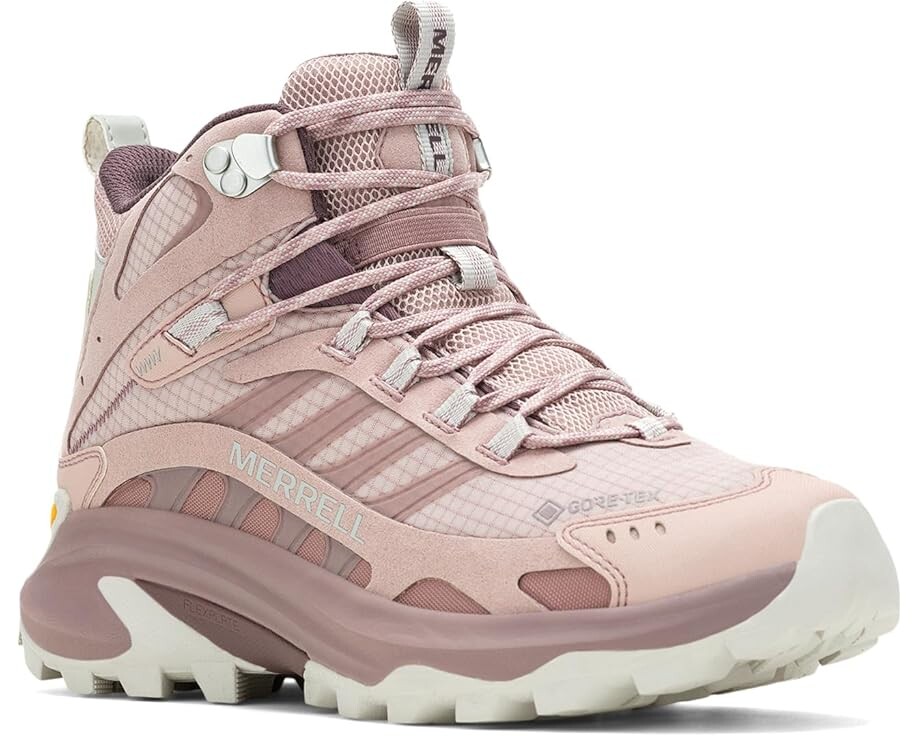 

Походная обувь Merrell Moab Speed 2 Mid GTX, цвет Adobe Rose