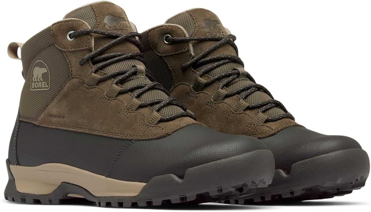 Мужские водонепроницаемые ботинки SOREL Buxton Lite Lace Plus, Major/Jet — фото 2