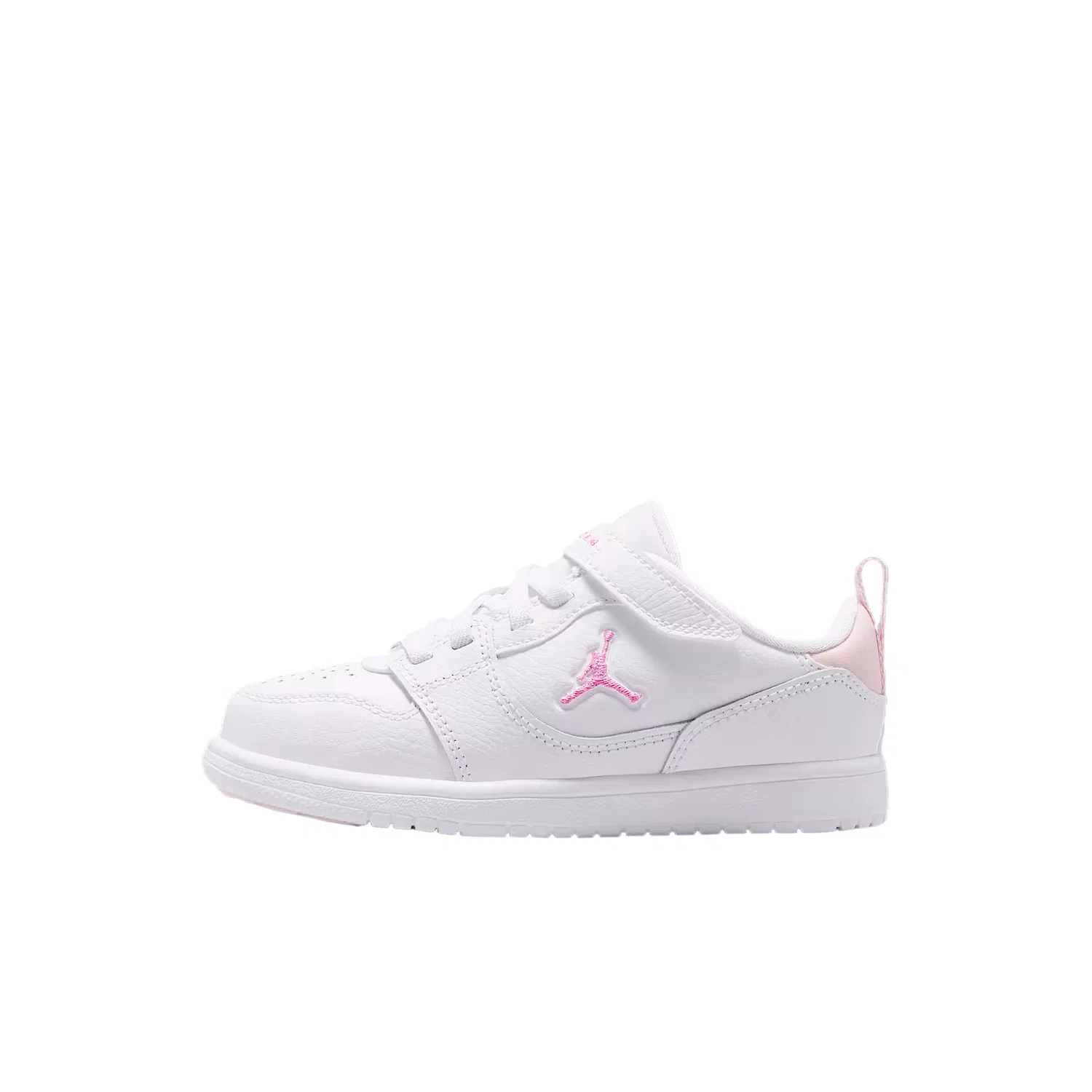 Кроссовки скейтбордические COURT CONNECT Low top Kids' Jordan, White/Foam Pink/China Red