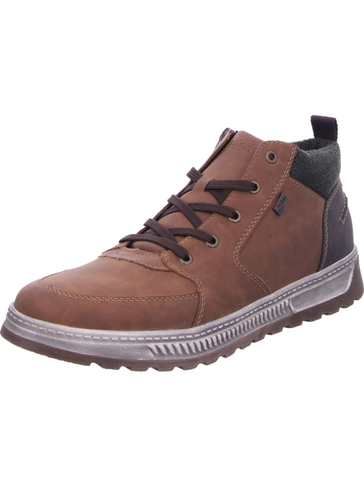 

Сапоги rieker Schnürstiefel Mit Tex, коричневый